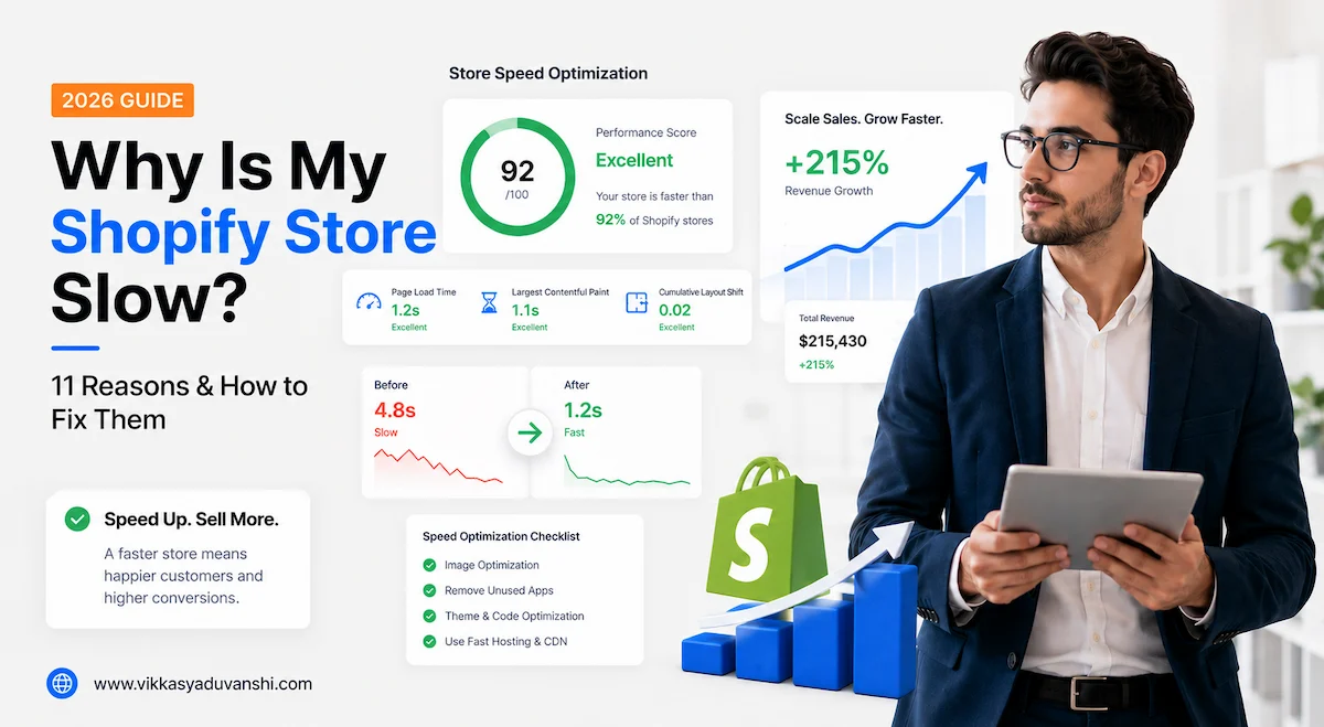 Why Is My Shopify Store Slow? 11 Reasons & How to Fix Them (2026 Guide)