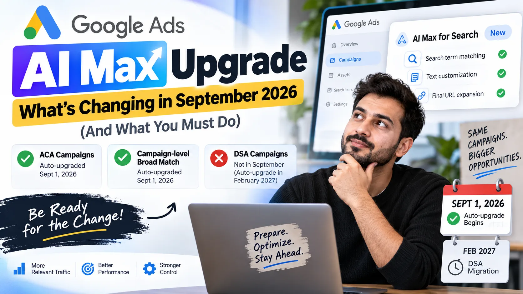 Google Ads AI Max Upgrade: What’s Changing in September 2026 (And What You Must Do)